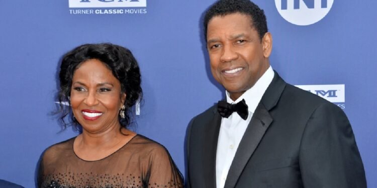 Denzel Washington and his wife