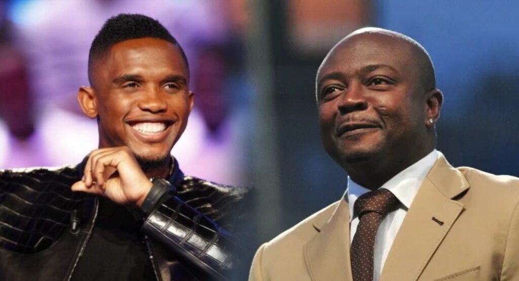 Samuel Eto'o Soutenu par Abedi Pele