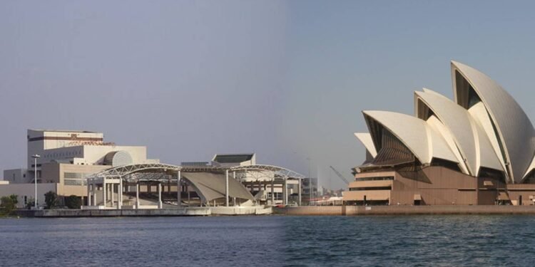 Le Palais de la Culture Bernard Binlin-Dadié d'Abidjan vs la Maison d'Opéra de Sydney