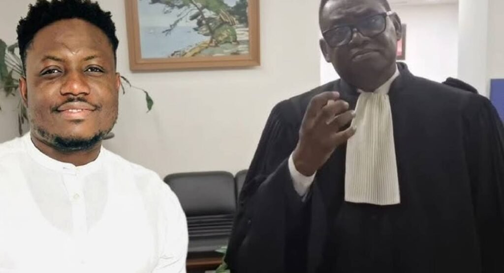 Souleymane Gbagbo Koné et son avocat