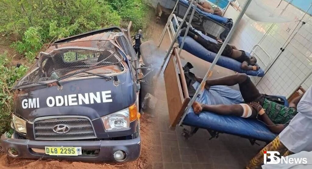 12/4/25 Accident à Korhogo : des policiers blessés en route vers le concert d’Himra 1 Accident à Korhogo